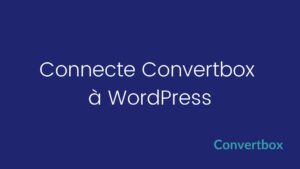 Connecte Convertbox à WordPress convertbox-en-francais